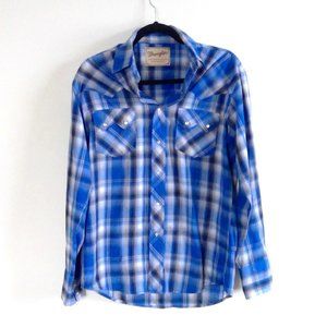 Wrangler Flannel - pearl snap
